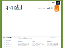 Tablet Screenshot of glenstalfoods.com